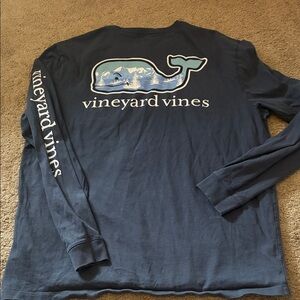 Vineyard Vines Navy Long Sleeve size L